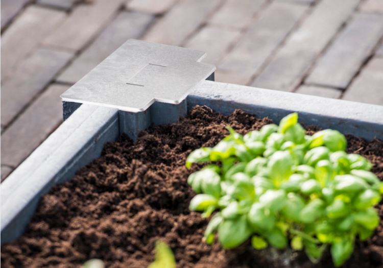 ECOPLANC 200x200x22 skrzynka ogrodowa rabata Wysokość produktu 22 cm