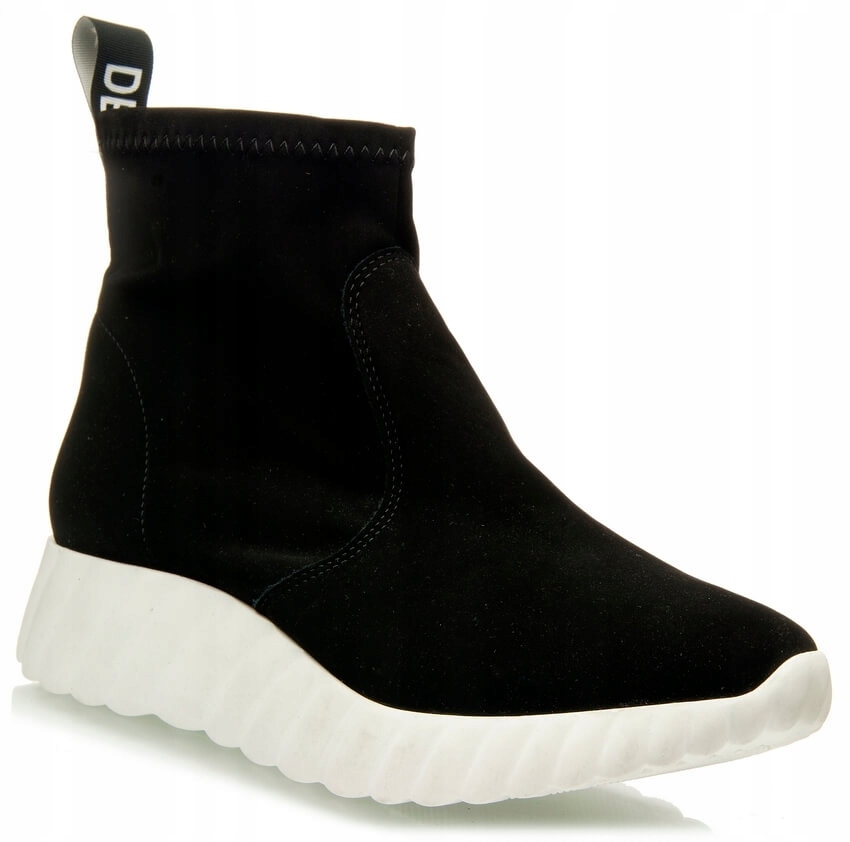 

Czarne sneakersy botki szeroka podeszwa J.w 40