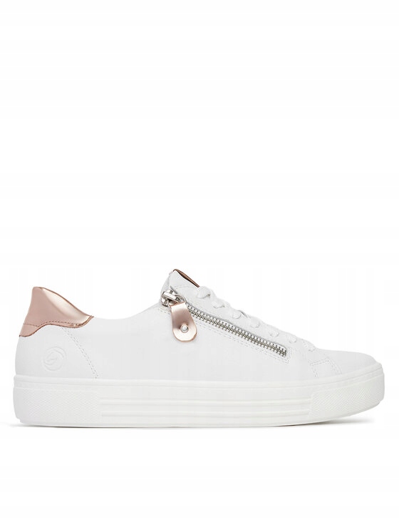 Remonte Dámské Kožené Sportovní Boty Bílé 37 2EC