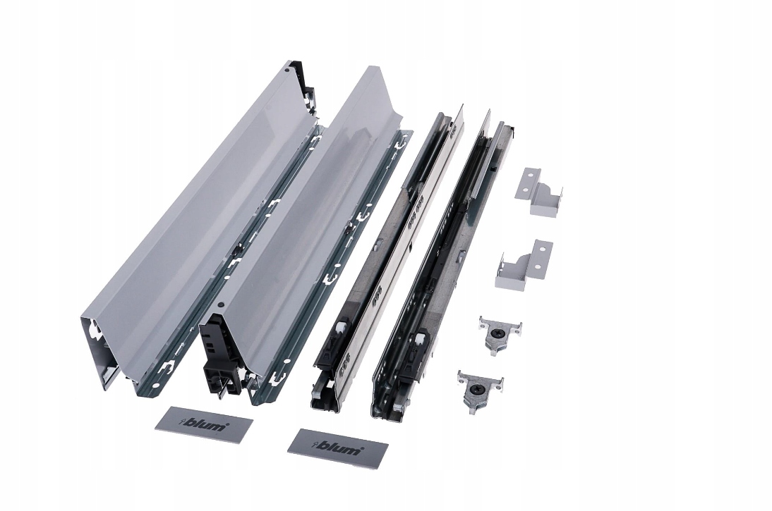 

Szuflada Tandembox Antaro 400 mm niska szara Blum