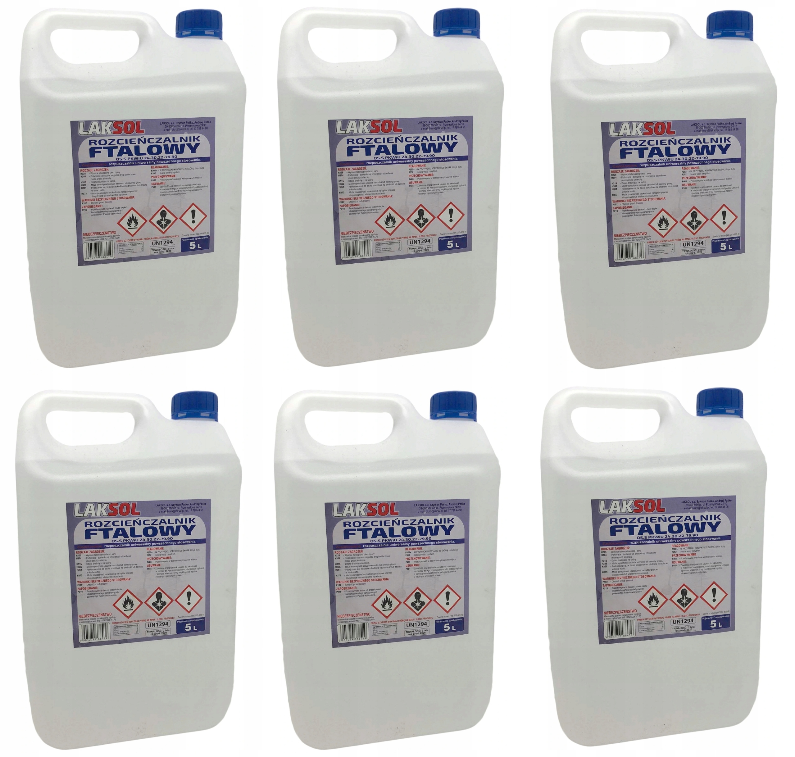 ROZPUSZCZALNIK ROZCIENCZALNIK FTALOWY 30L 6 5L