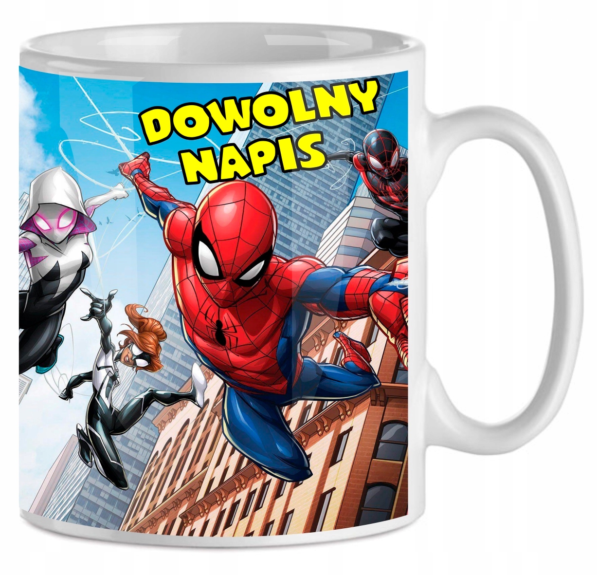 

Kubek z motywem Spider-Man Imię