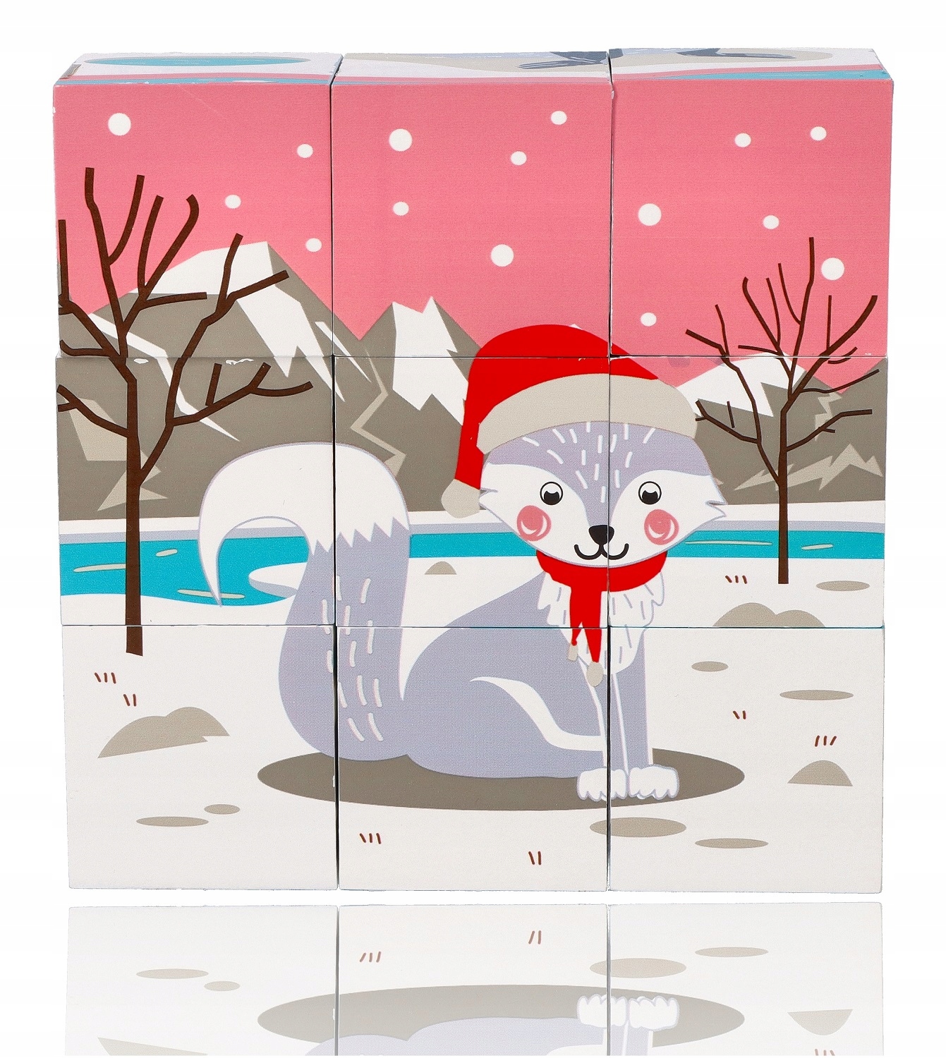 

Outlet! Układanka montessori Klocki sześcienne