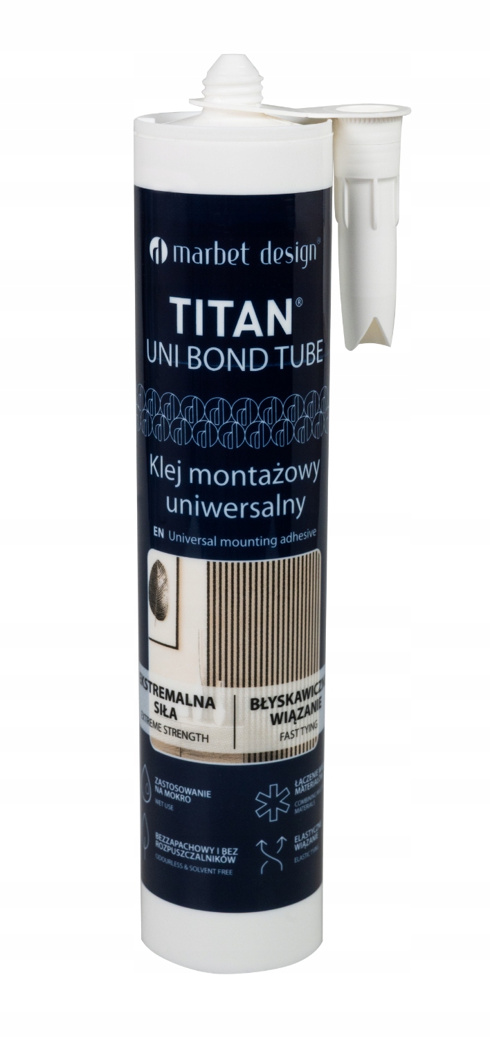 KLEJ MONTAŻOWY DO LISTWA PRZYPODŁOGOWA BIAŁA MDF LAMEL PŁYTA FILC MARBET