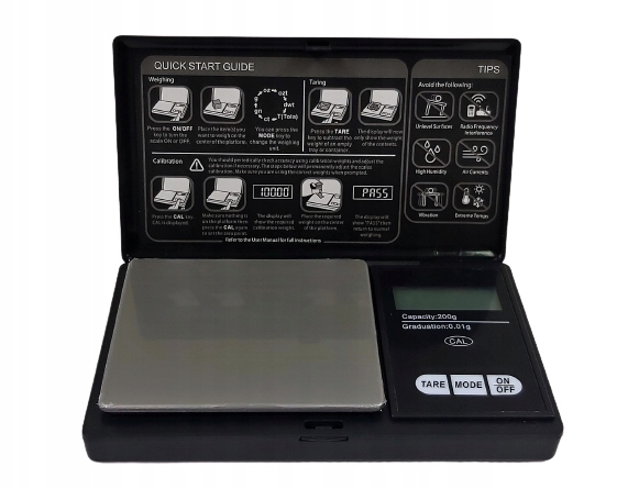 

Waga Jubilerska 200g 0,01g Cyfrowa Precyzyjna Etui