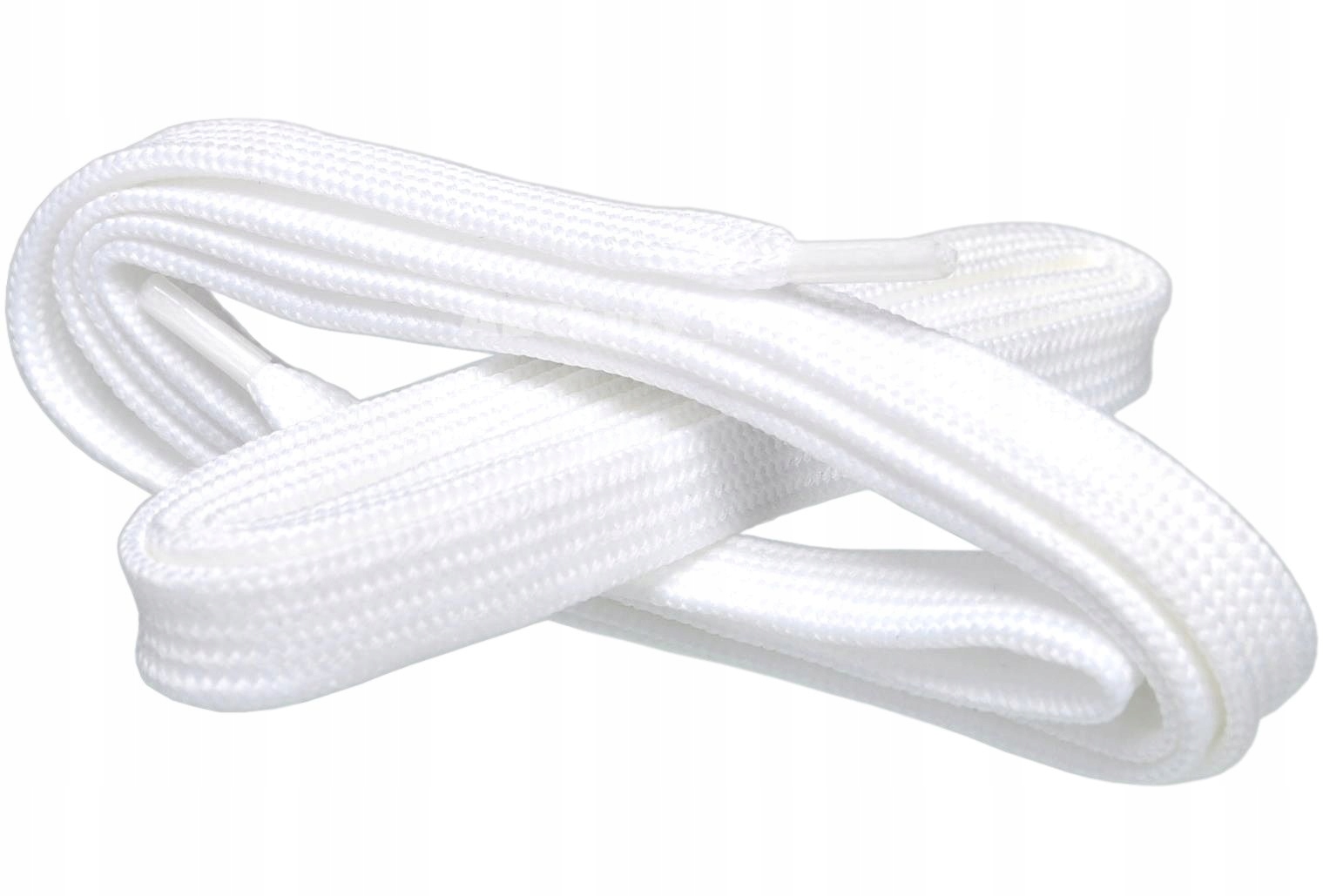 BIAŁE SZNUROWADŁA 7mm DO WYSOKICH SNEAKERSÓW 90 cm Kolor biały