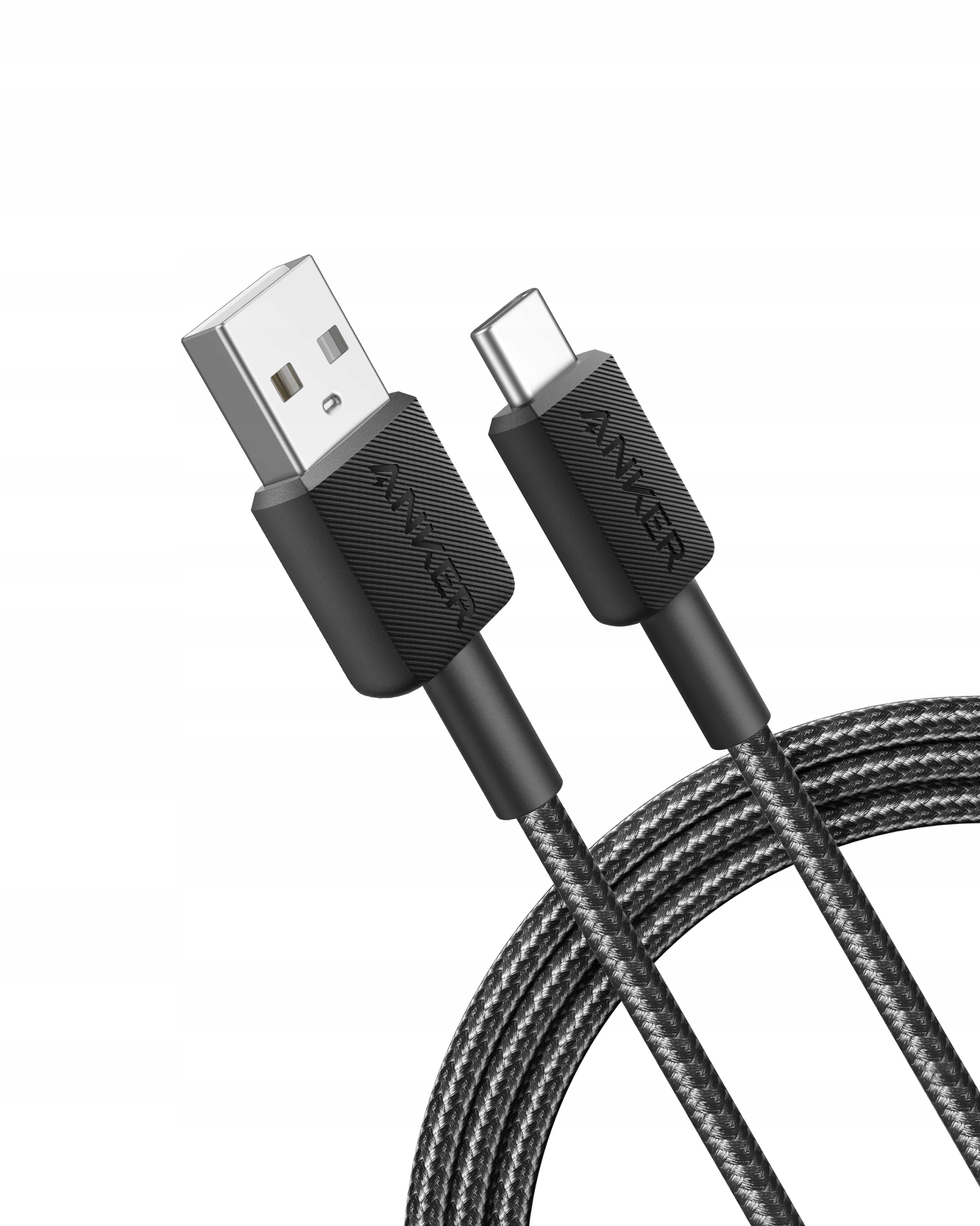 Kabel Anker 322 USB-A do USB-C 1.8m czarny