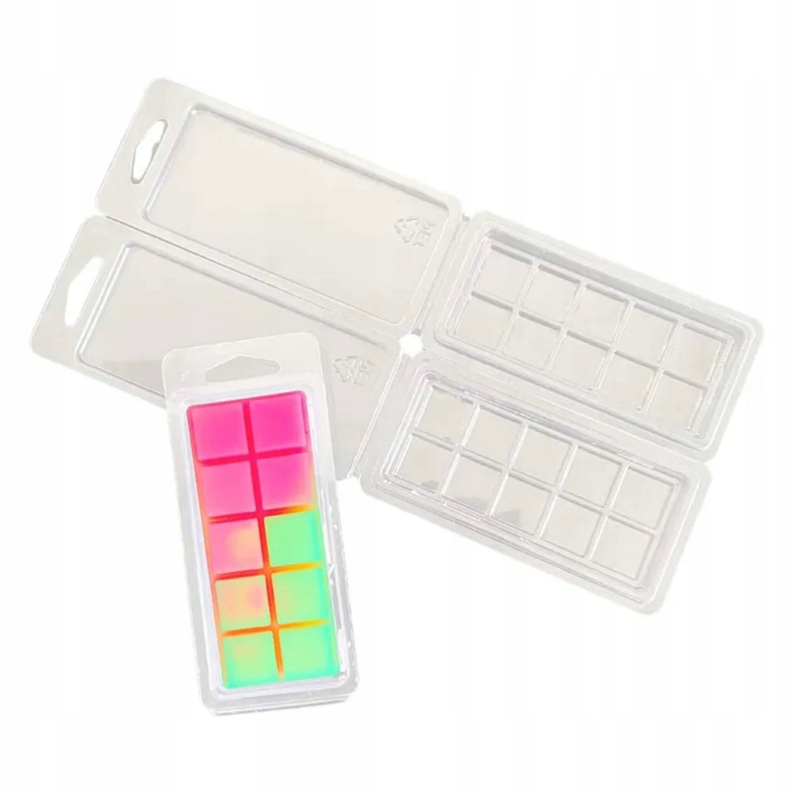 

Duże opakowanie na wosk zapachowy przeźroczyste