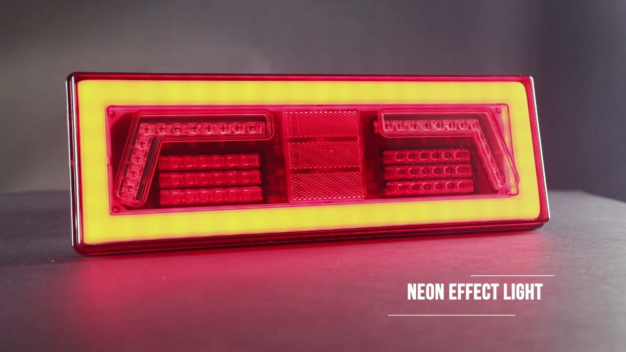 Задний светодиодный фонарь L1828 левый 12/24