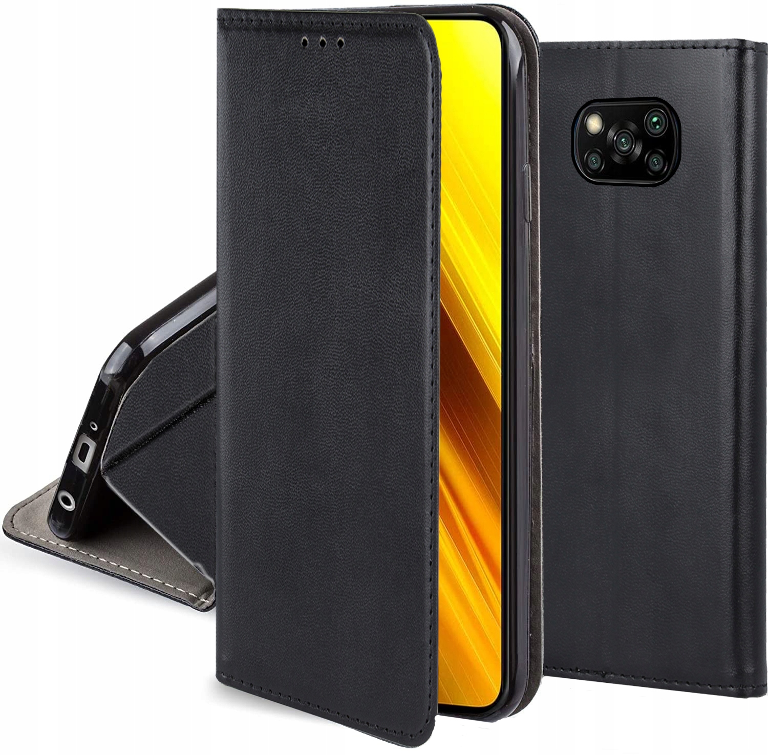 

Etui Magnetic +szkło do Xiaomi Poco X3 X3 Pro