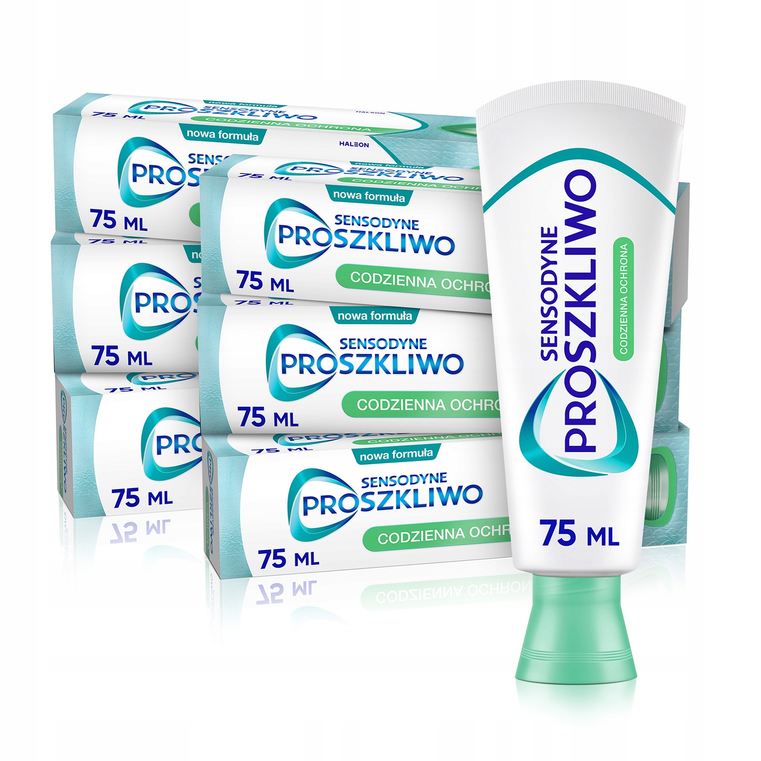 6x Pasta do zębów Sensodyne ProSzkliwo Codzienna Ochrona szkliwa fluor 75ml