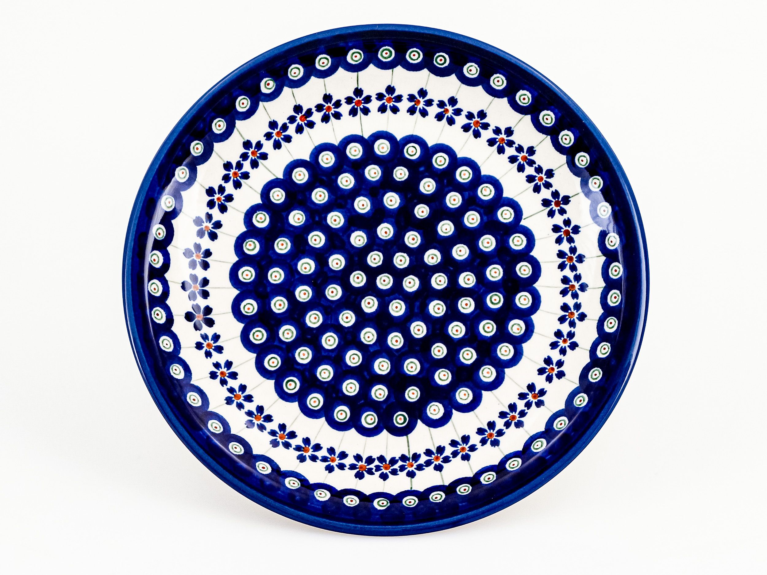 

Talerz płytki obiadowy 24 cm 166A Bolesławiec