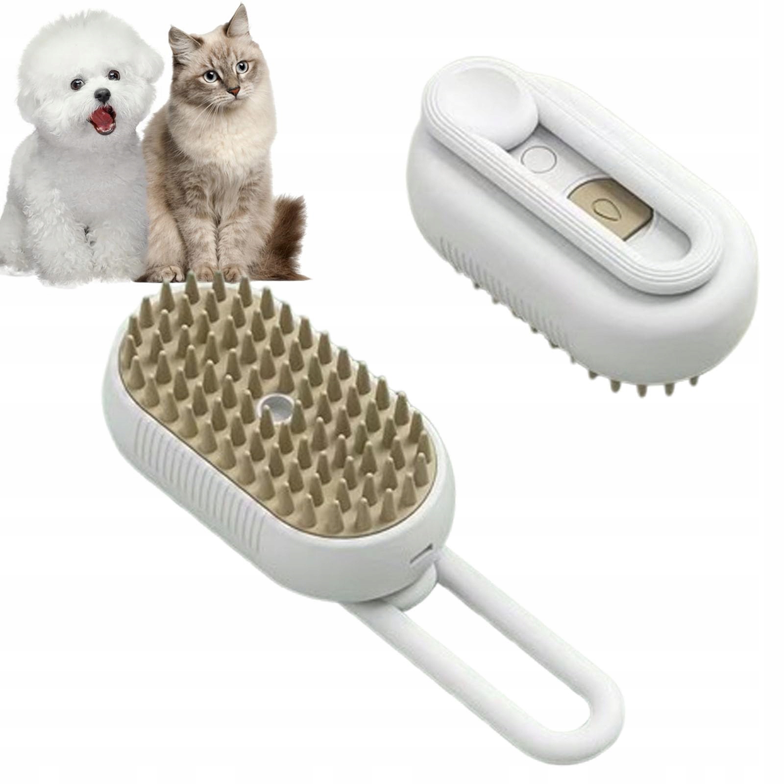 Levně Parní Kartáč Pro Kočky A Psa Zvířata Masážní Přístroj Elektrický Hřeben Srst