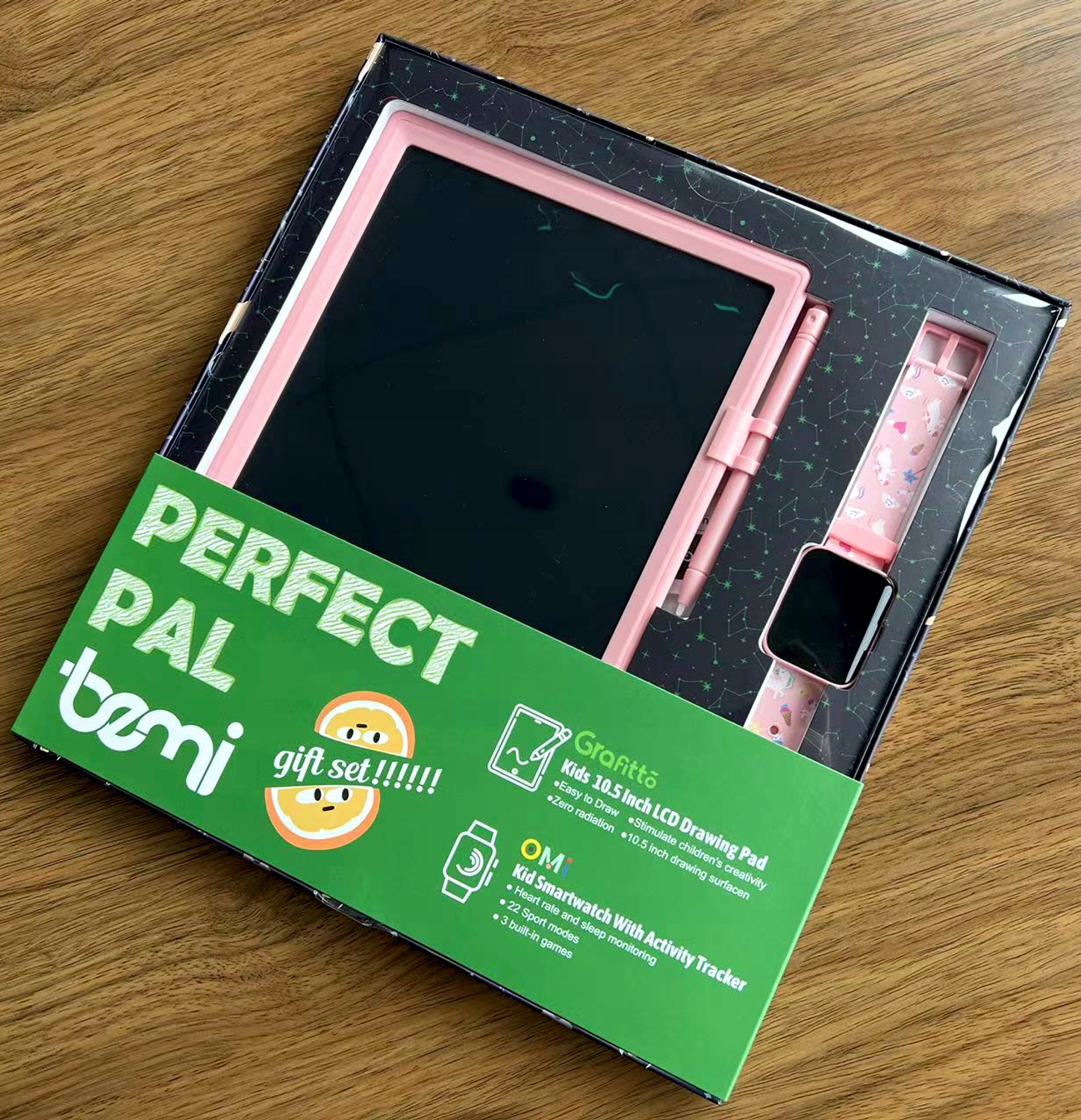 Zestaw Bemi Omi + znikopis Grafitto różowy Wodoszczelność tak