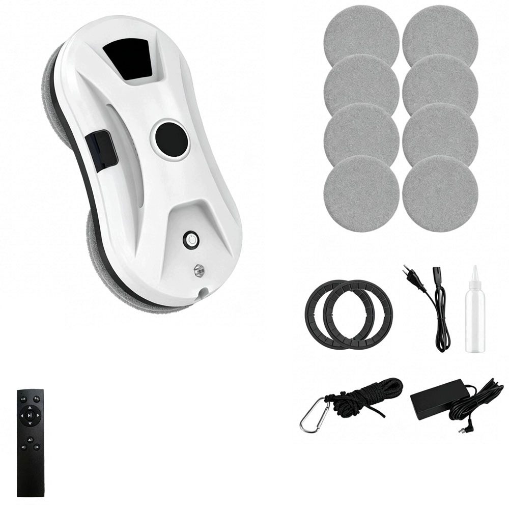 5600PA Window Cleaning Robot With Multi-level Safety System