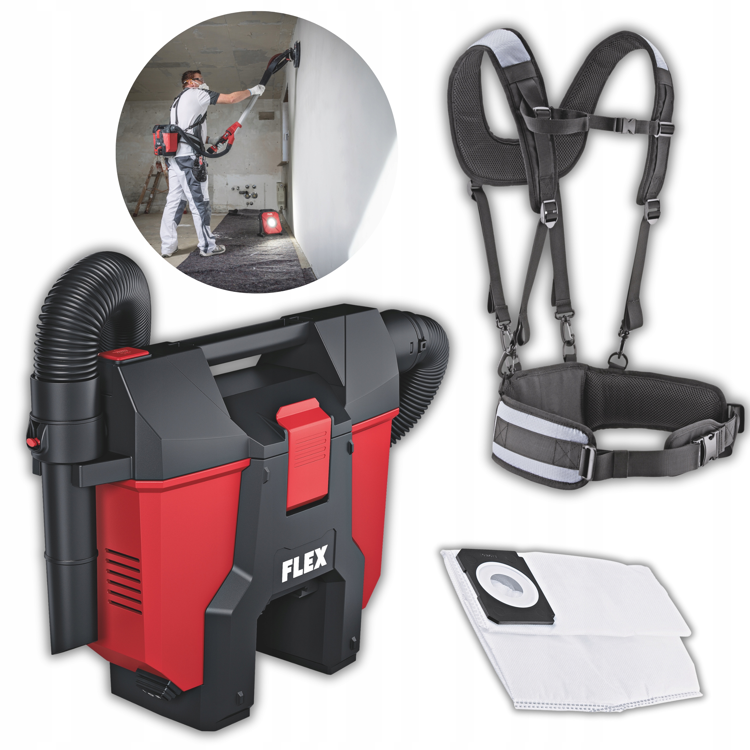 Odkurzacz Flex Kompaktowy Ręczne Czyszczenie Filtra VC 2 L MC Hip 18.0-EC