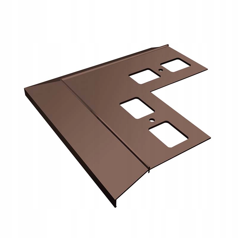 Narożnik zewnętrzny 90 stopni do systemu Renoplast K100 Brąz