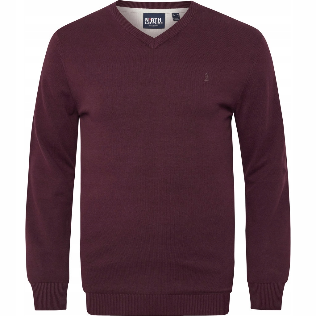 Nort Latitude svetr pánský 53133 nadm. vel. 6XL bordó