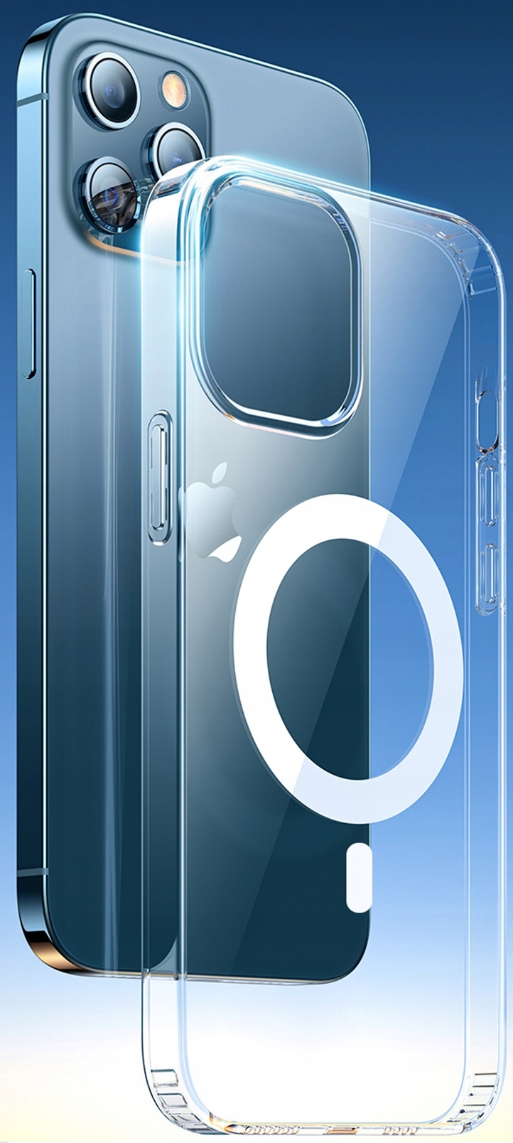 CASE ETUI DO iPHONE 14 PRO DO MagSafe WZMACNIANE MAGNETYCZNE OBUDOWA Marka PHONE LOVE