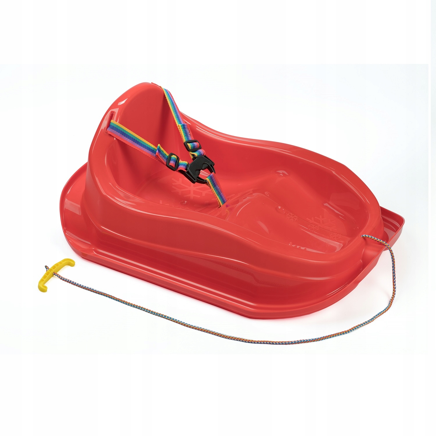 Jabłuszko Ślizg na Śnieg Bobslej dla Dzieci Marmat Red