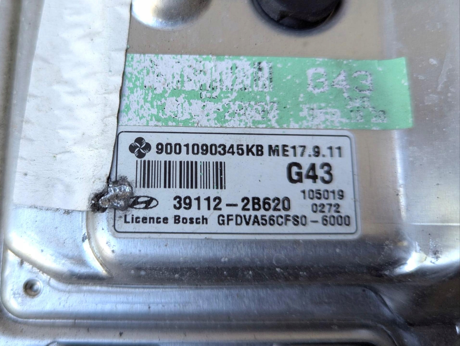 running board startowy Hyundai i30 facelift FD 2011 39112-2B620