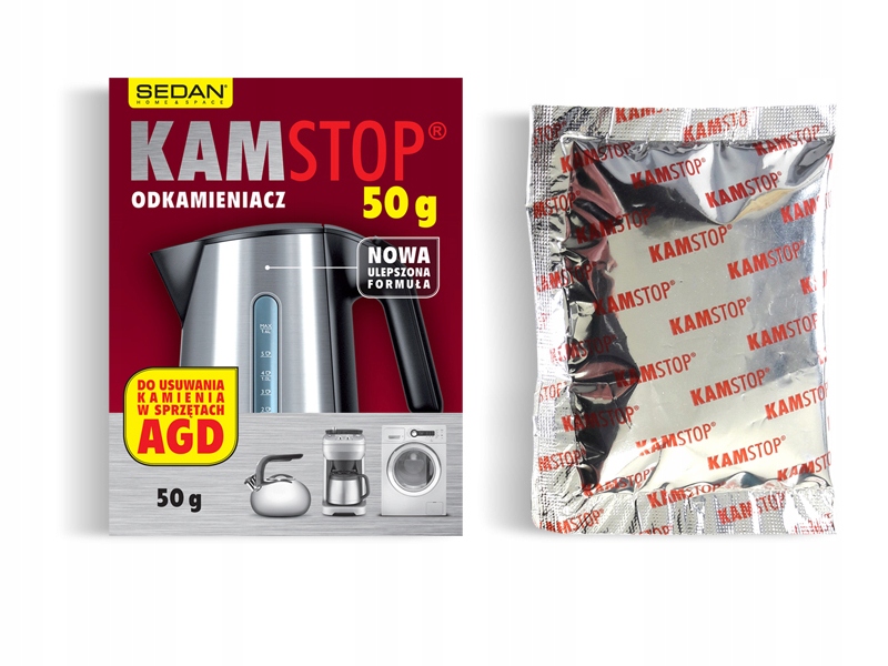

Kamstop Odkamieniacz W Proszku 50G Czajnik Pralka