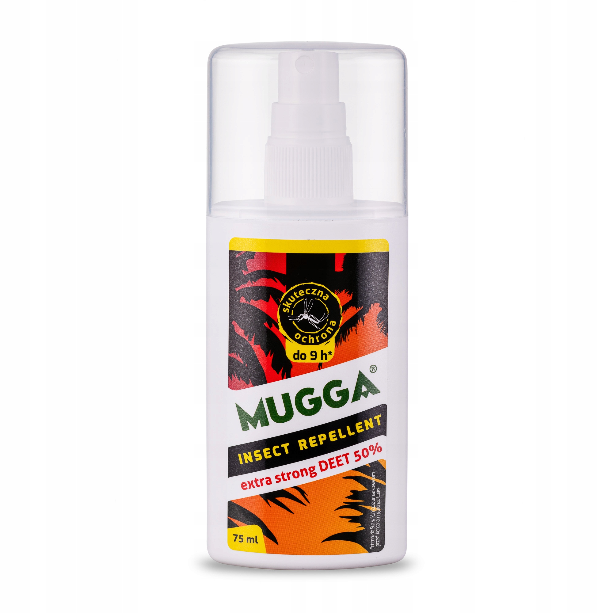 MUGGA DEET 50% KOMARY TROPIKALNE REPELENT SPRAY Producent inna