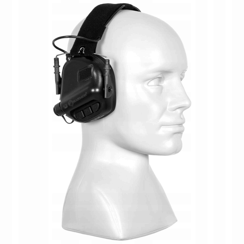 Chrániče sluchu Earmor M31 Plus Tactical Black černé