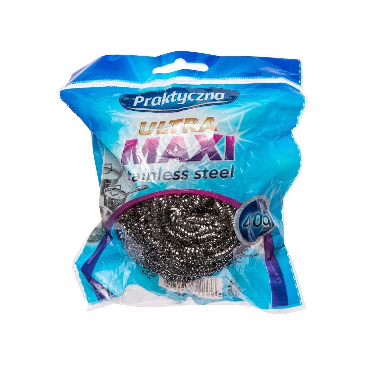 

Zmywak Druciak Stalowy Ultramaxi 40g Praktyczna