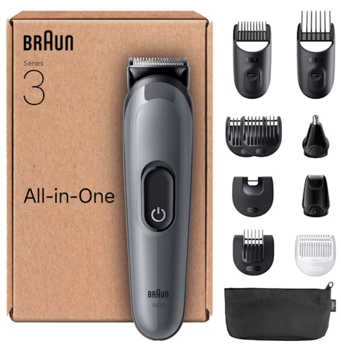 Trymer wielofunkcyjny Braun AIO3565 wersja Sbox