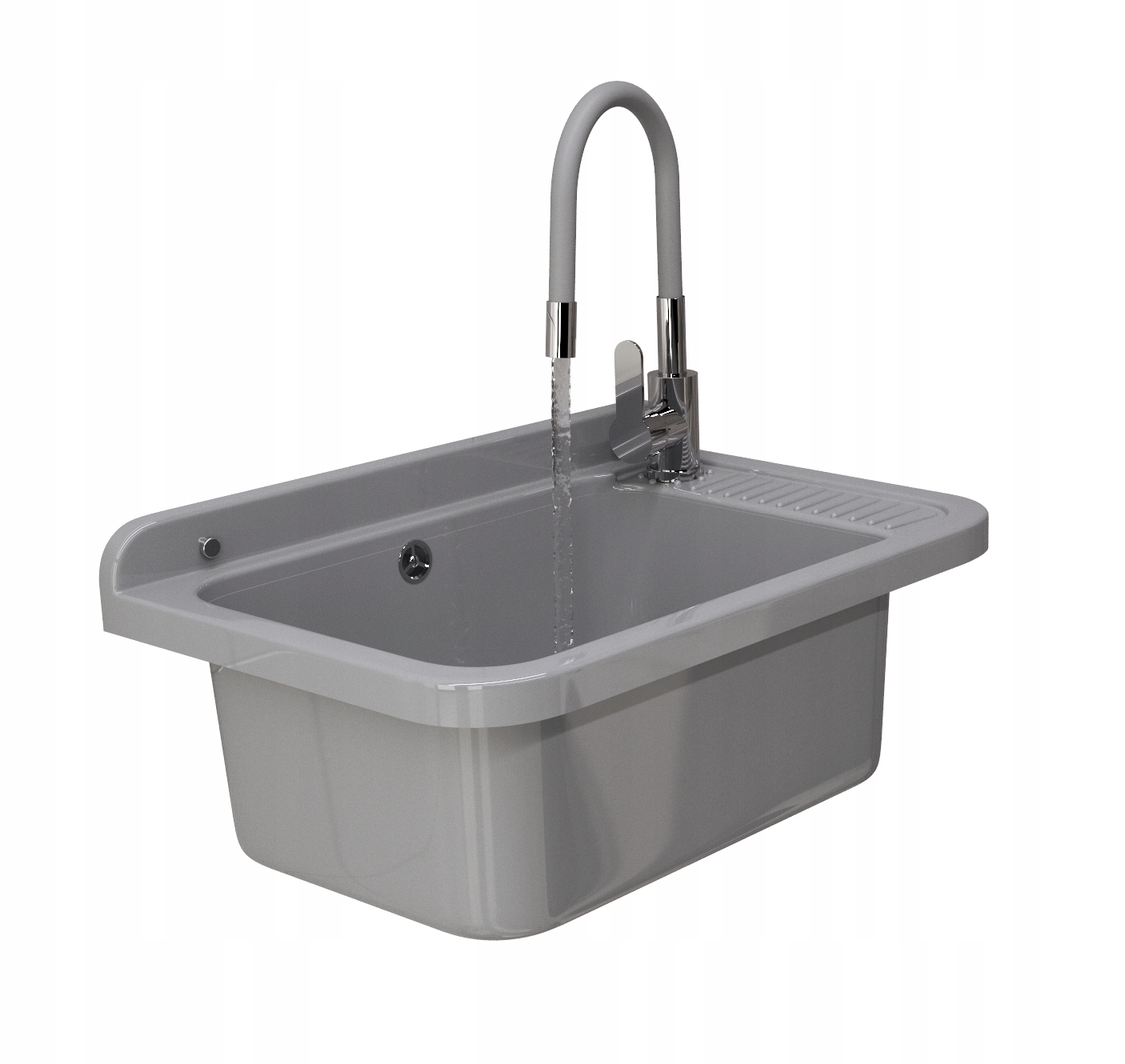 Dřez Šedá Pracovní Komora Velká Baterie Sada