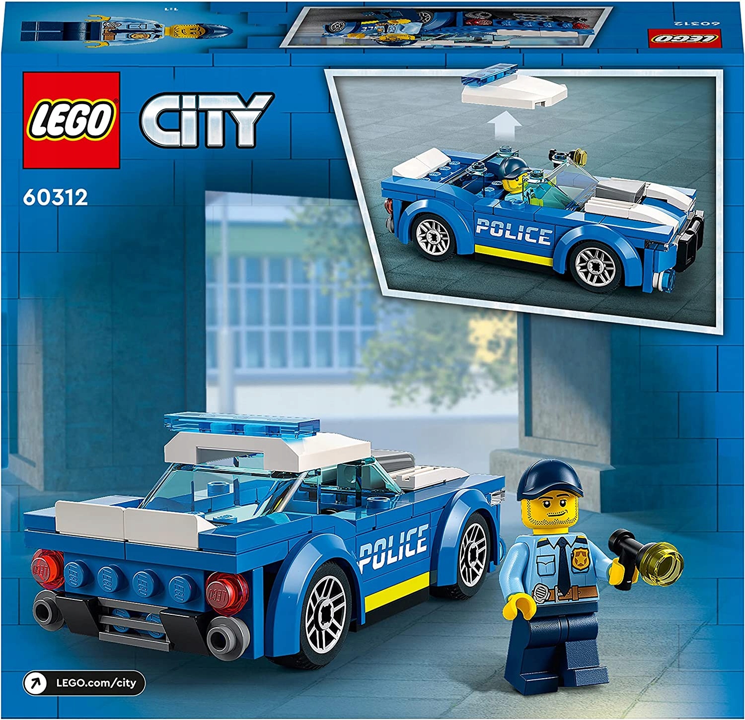LEGO CITY RADIOWÓZ AUTO POLICJA 60312 WYŚCIGÓWKA Marka LEGO