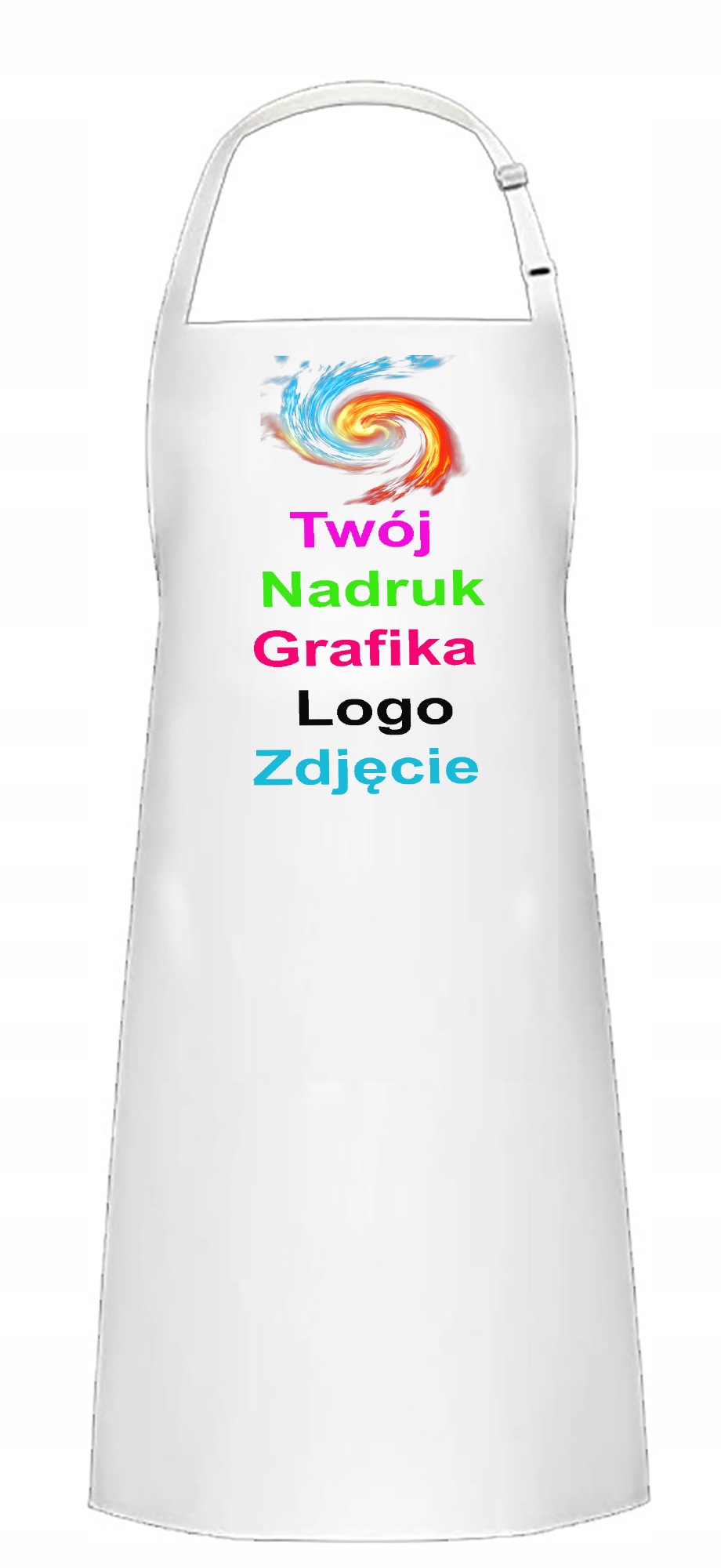 

Fartuch Fartuszek Kuchenny Z Własnym Nadrukiem