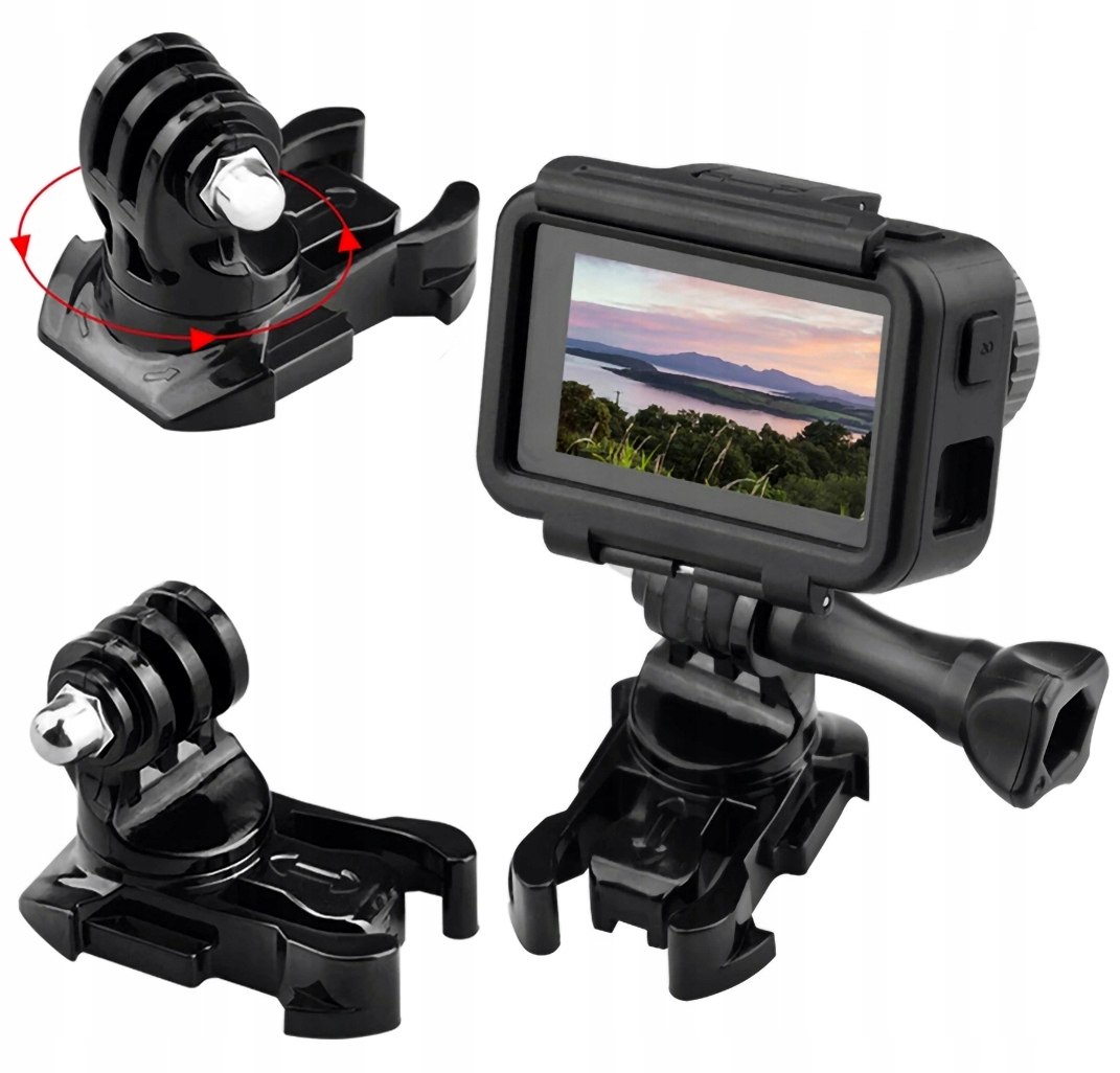 Szybkozłączka zatrzask 360 do GoPro HERO 12 11 10 9 J-HOOK Model zatrzask