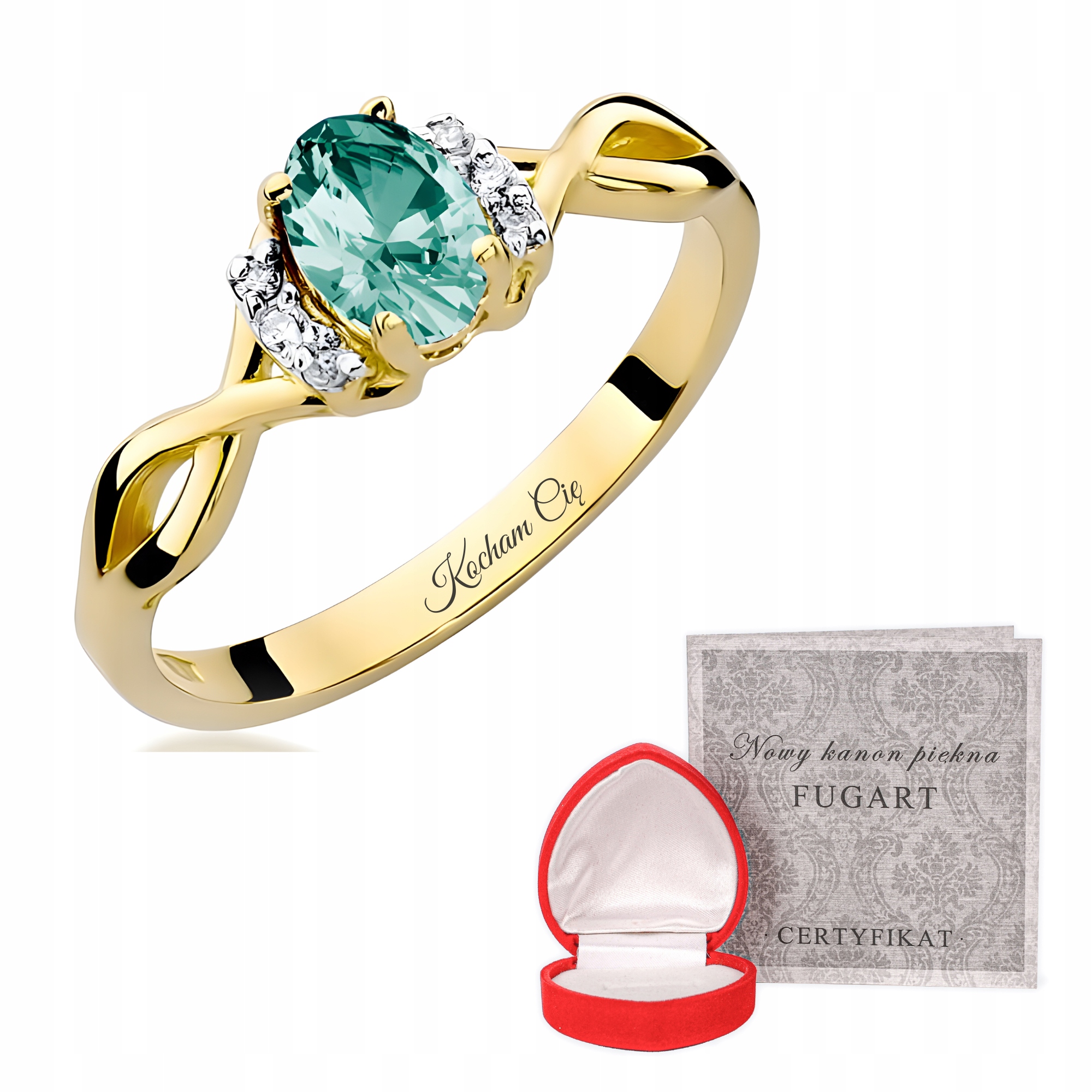 Prstýnek se smaragdem r25