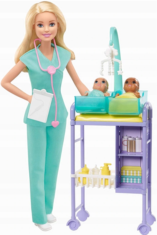 BARBIE LALKA LEKARZ DOKTOR GKH23 Mattel