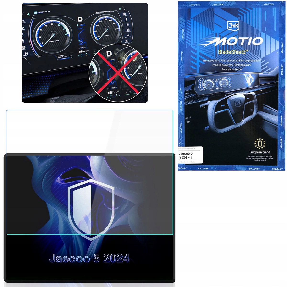 3mk BladeShield Matná Fólie na displej pro Jaecoo 5 (2024-)