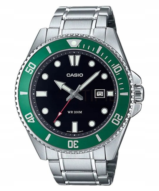 Pánské Sportovní Hodinky Casio MDV-107D 20 Bar Diver Datumovka Box