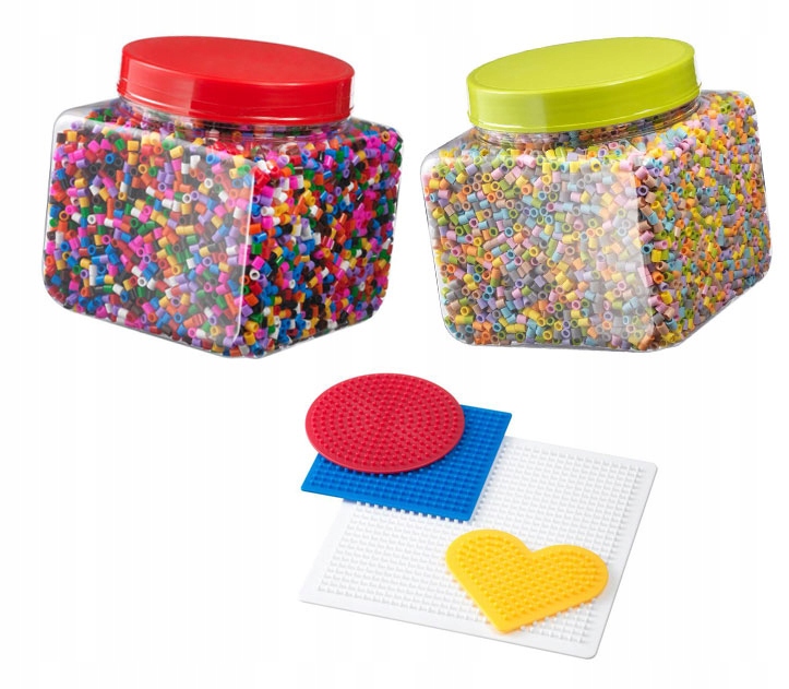 

Koraliki Pyssla 2x mix do prasowania szablony Ikea