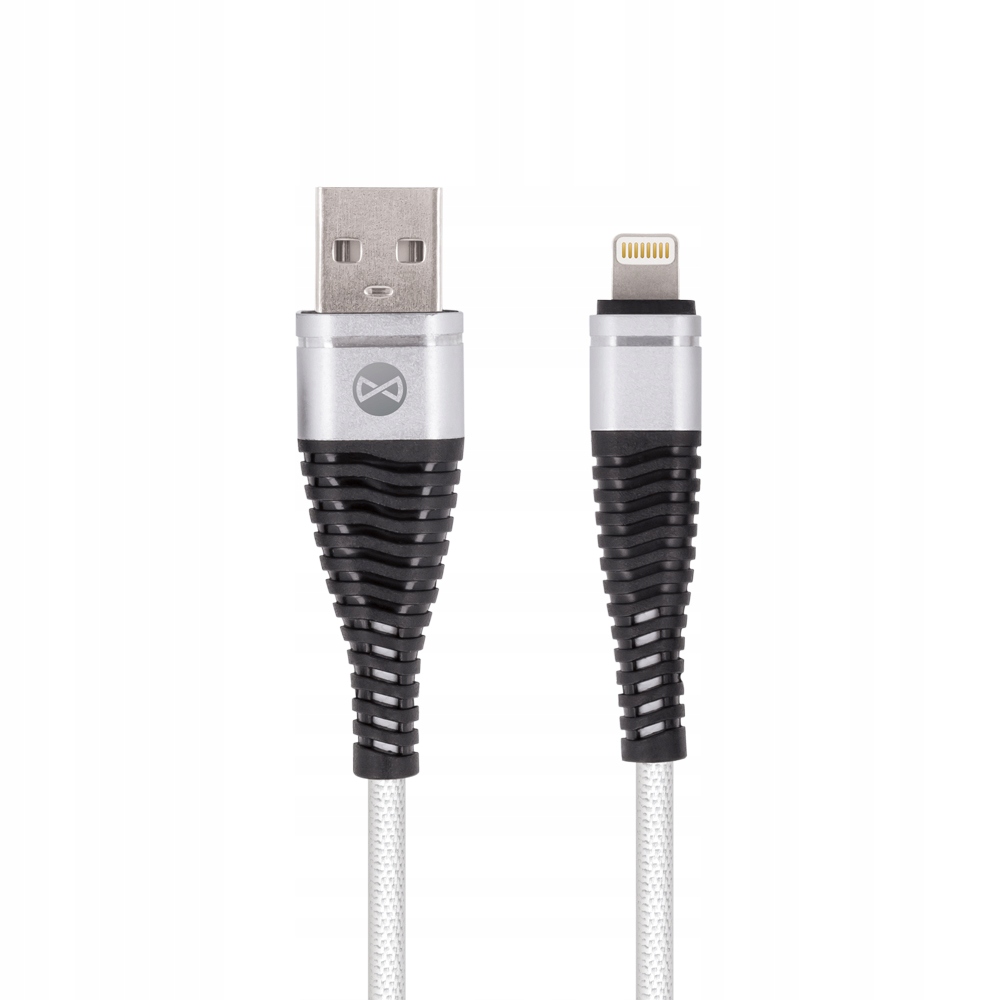 

Kabel Forever do iPhone 8-PIN Shark biały 1m 2A