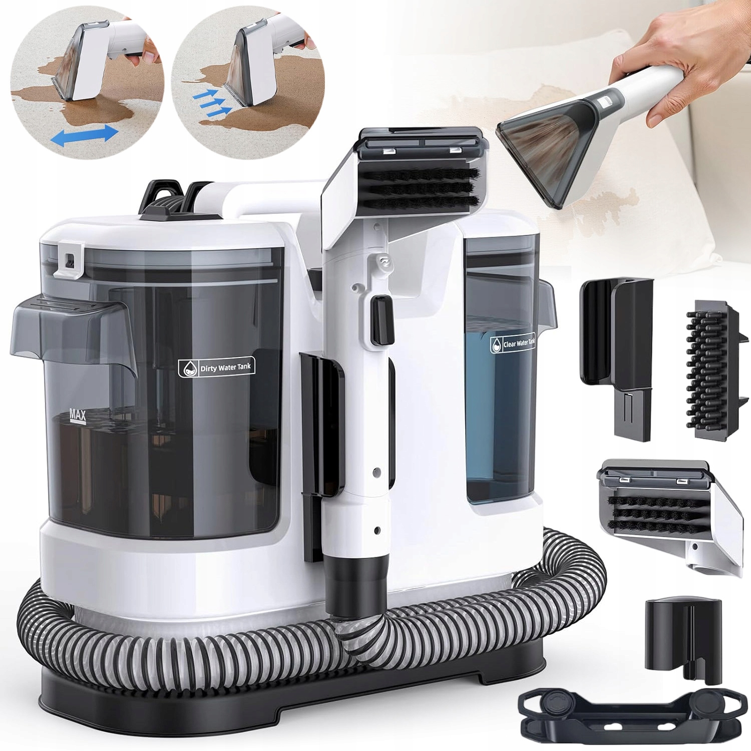Odkurzacz Piorący Do Tapicerki Czyszczenie Parowe Do Dywanów I Materacy