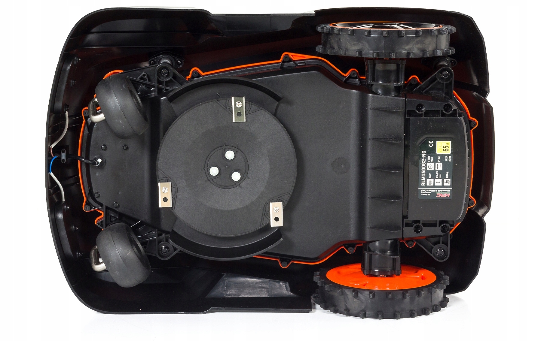 AUTOMATYCZNY ROBOT KOSZĄCY NAC RLM1500G2-NG Z CZUJNIKAMI ZDERZENIA DESZCZU Zakres regulacji wysokości koszenia 2.5-6.5 cm