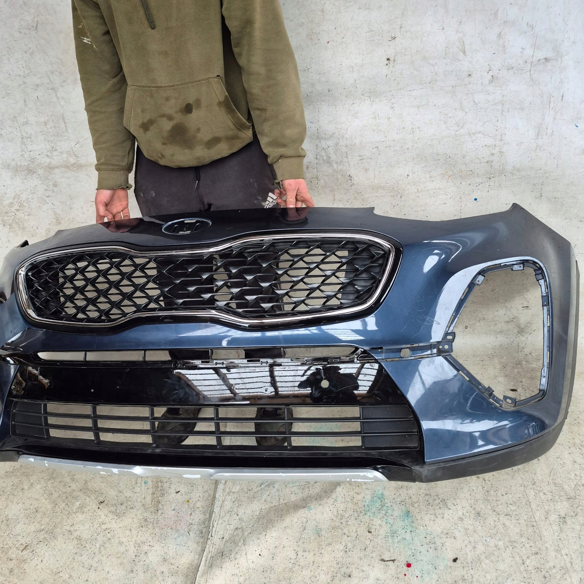 KIA SPORTAGE IV 4 LIFT 18-21 bumper front front PDC