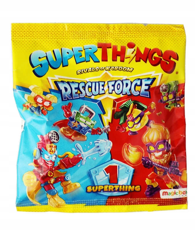 Super Things 10 Saszetka Rescue Force 1 figurka
