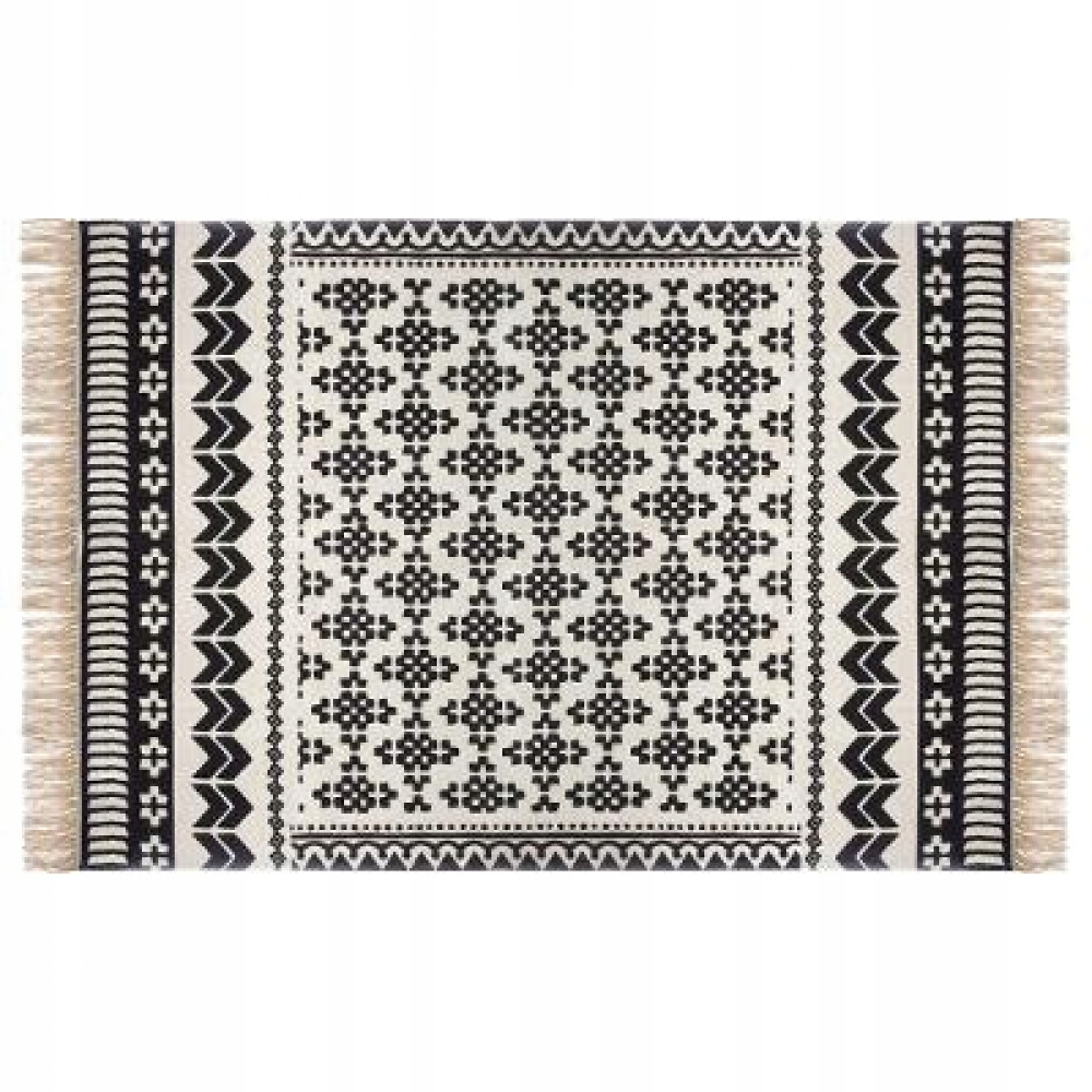 

Dywan bawełna Bawełniany 120x170 boho etno Frędzle