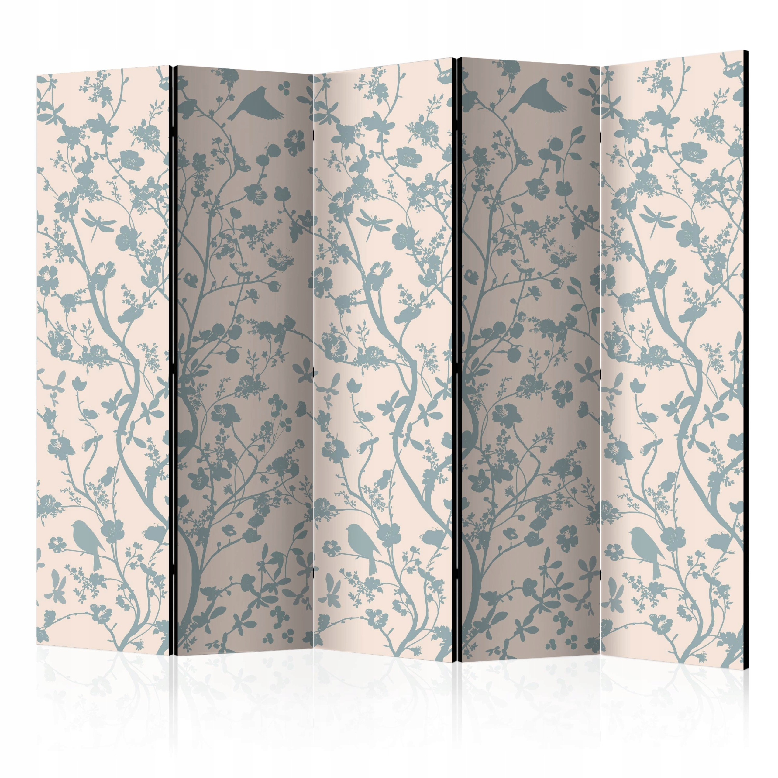 Paraván Pokojový 2-STRANNÝ Květinový Stěnový Salon Kadeřník 5cz Závěs 172x225