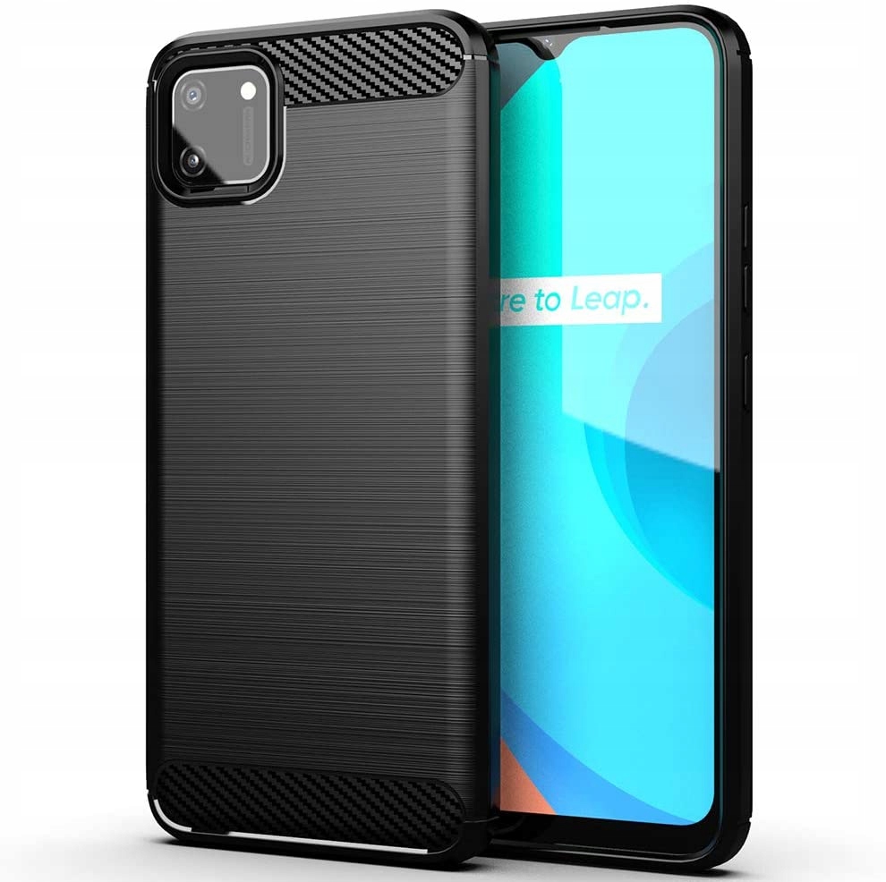 

Etui Karbon do Realme C11 2021 C20 Mocne Szkło