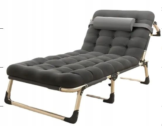 ŁÓŻKO TURYSTYCZNE ŁÓŻKO SKŁADANE ŁÓŻKO POLOWE WYGODNE PREMIUM Producent inny