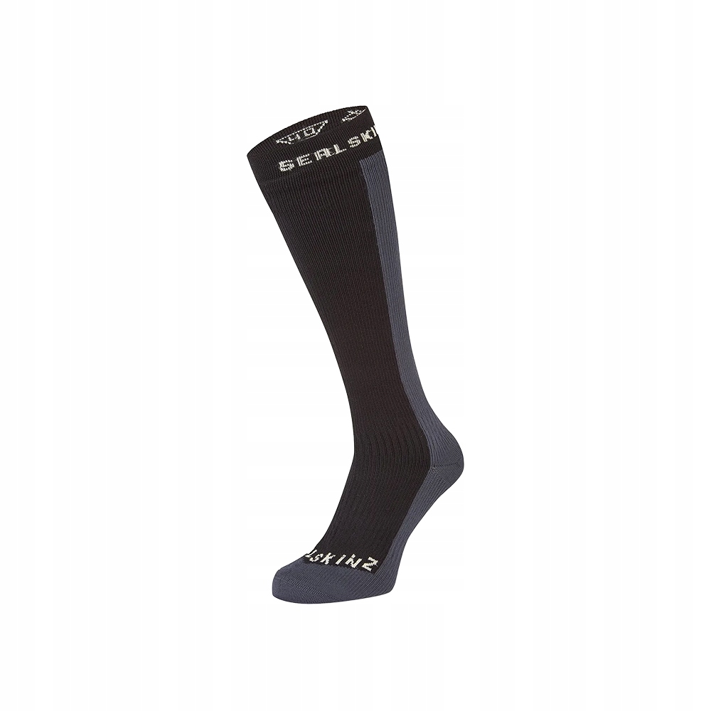 Skarpety wodoodporne Sealskinz Worstead Cold Weather Knee Black S 36-38