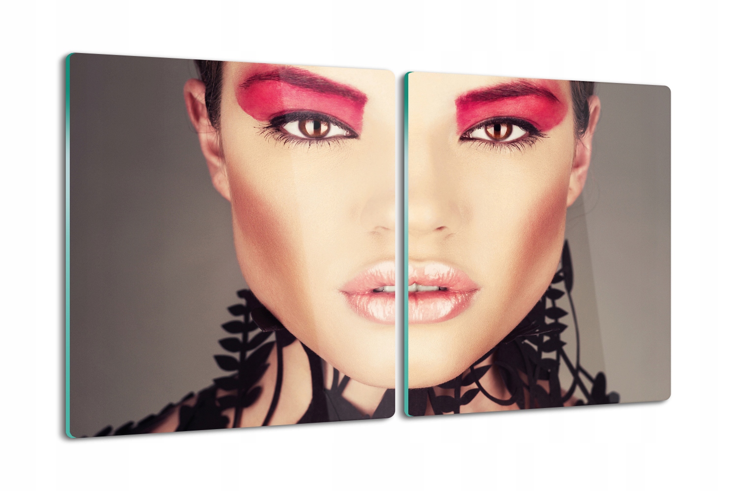 skleněná deska 2x40x52 do kuchyně Žena make-up